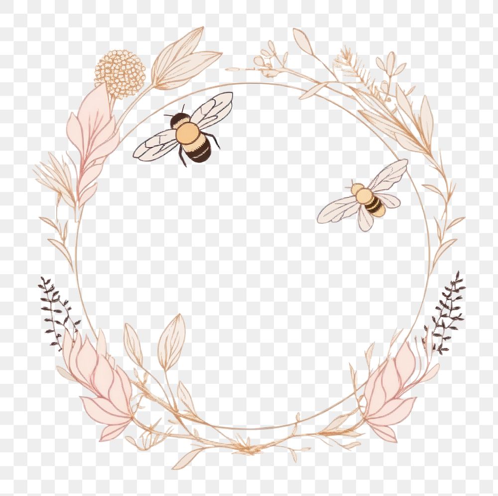 PNG Bee pattern animal insect. AI generated Image by rawpixel.