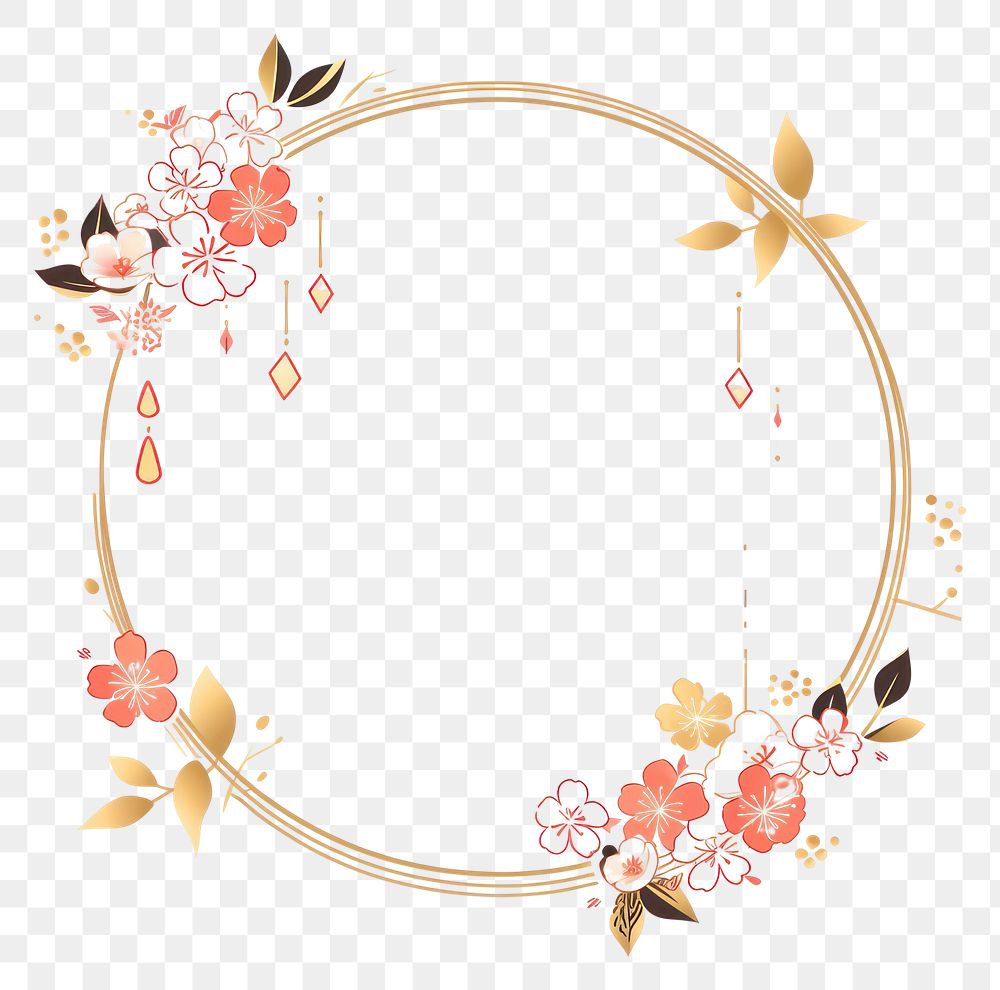 PNG Mini japan jewelry pattern flower. AI generated Image by rawpixel.