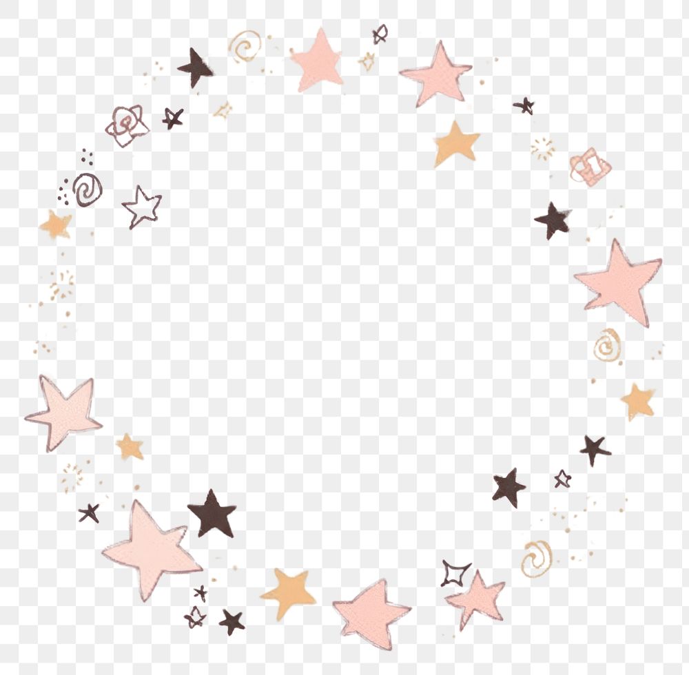 PNG Star confetti white background science. 