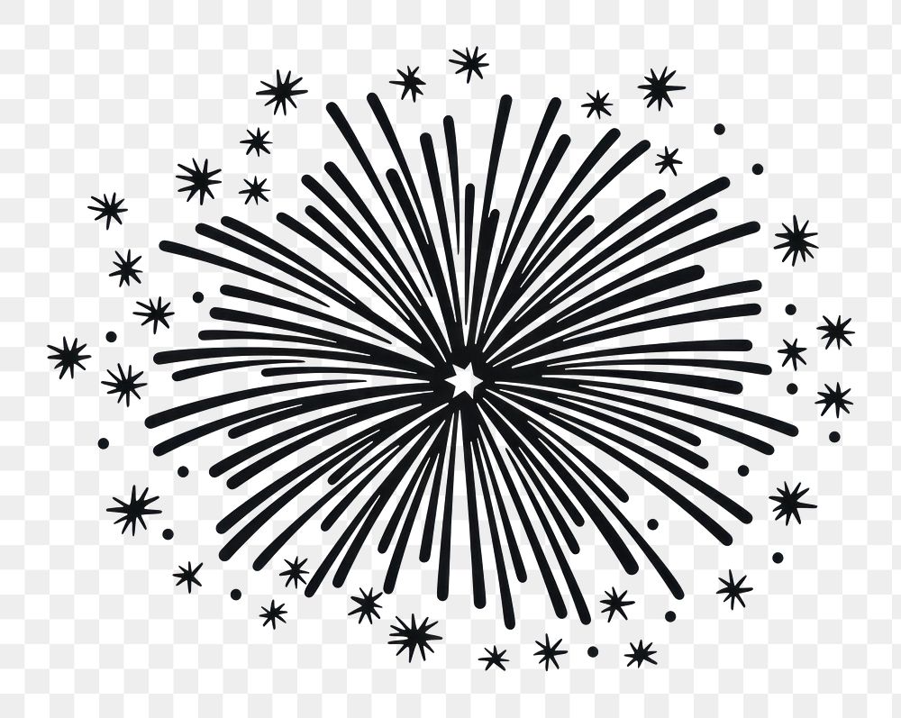 PNG Firework fireworks shape white background. AI generated Image by rawpixel.