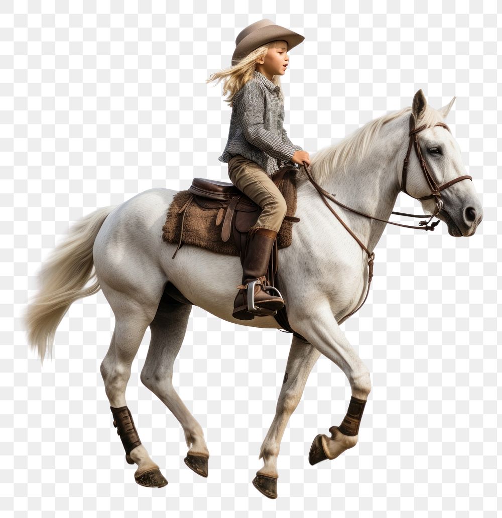 PNG Kid horserider riding the horse walking footwear mammal animal. AI generated Image by rawpixel.
