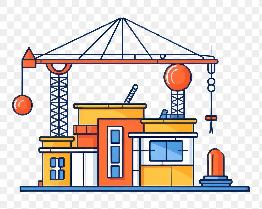 PNG Construction architecture diagram line. AI generated Image by rawpixel.