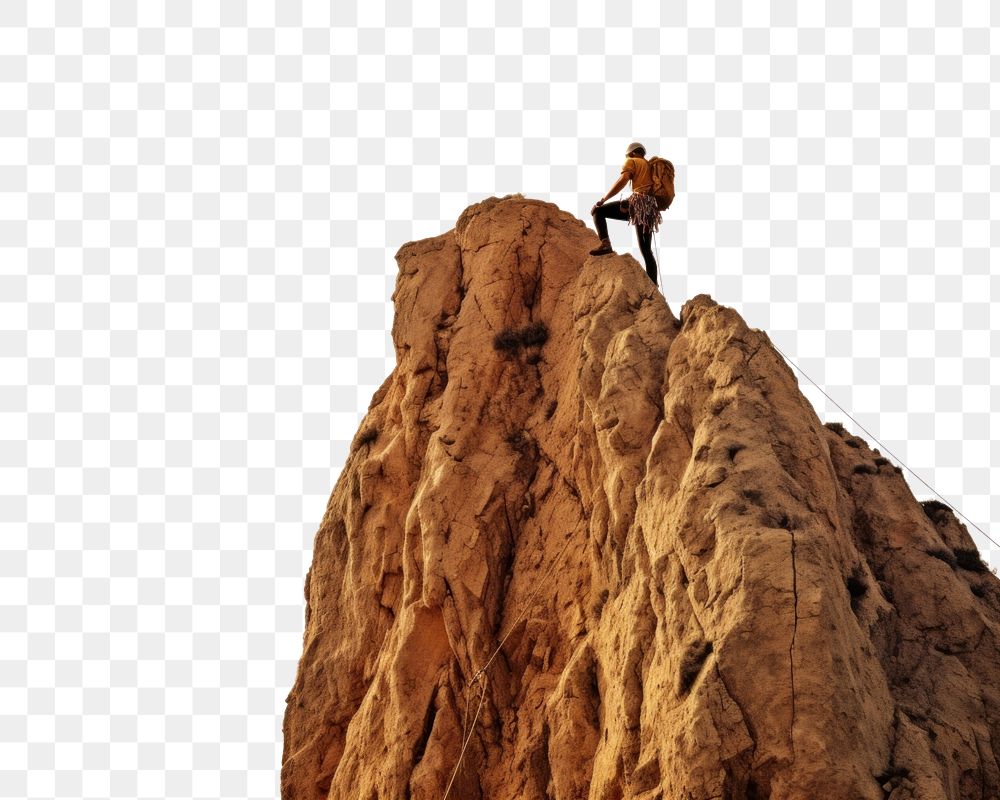 PNG Man hard climb mountain recreation adventure climbing
