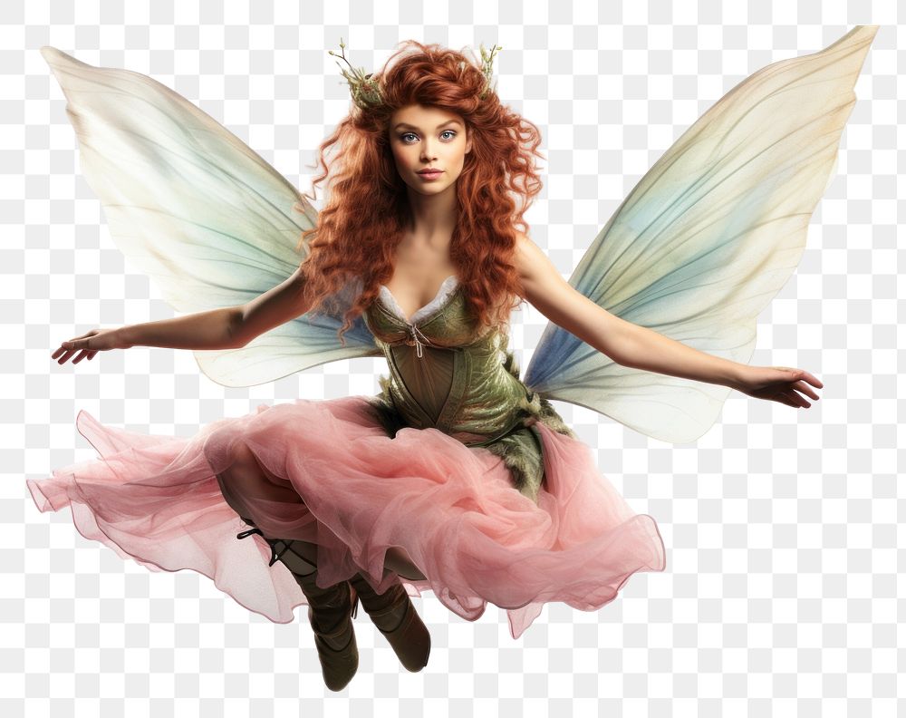 PNG Fairy costume dancing angel. AI generated Image by rawpixel.