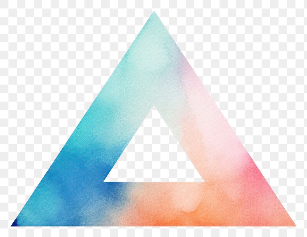 PNG White background creativity abstract triangle. AI generated Image by rawpixel.