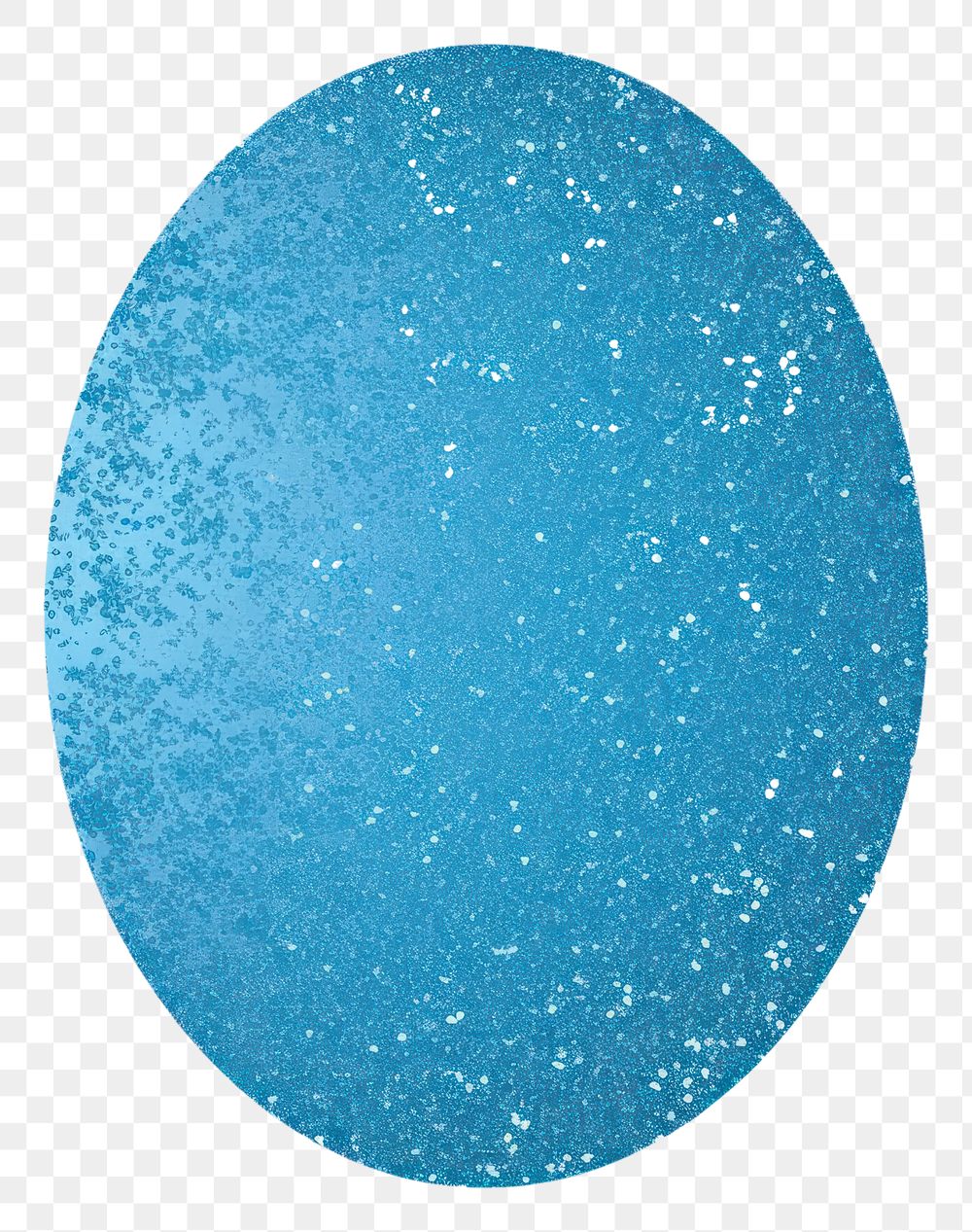 PNG Oval icon turquoise glitter shape. AI generated Image by rawpixel.