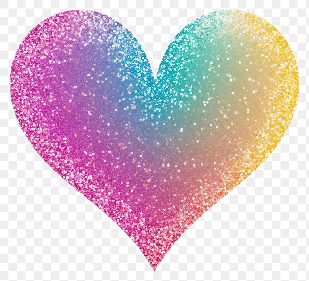 PNG Heart icon glitter shape | Free PNG Illustration - rawpixel