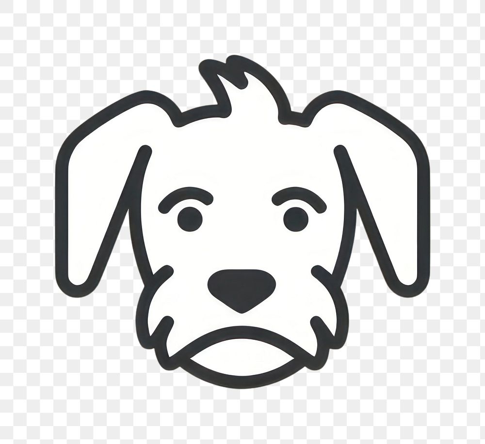 PNG Dog logo anthropomorphic representation. AI generated Image by rawpixel.