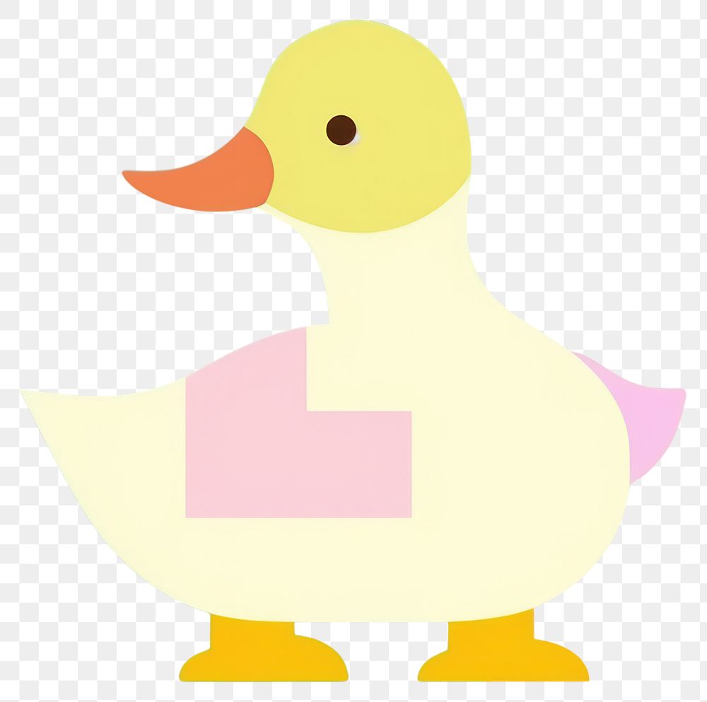 PNG  Abstract duck animal bird representation. AI generated Image by rawpixel.