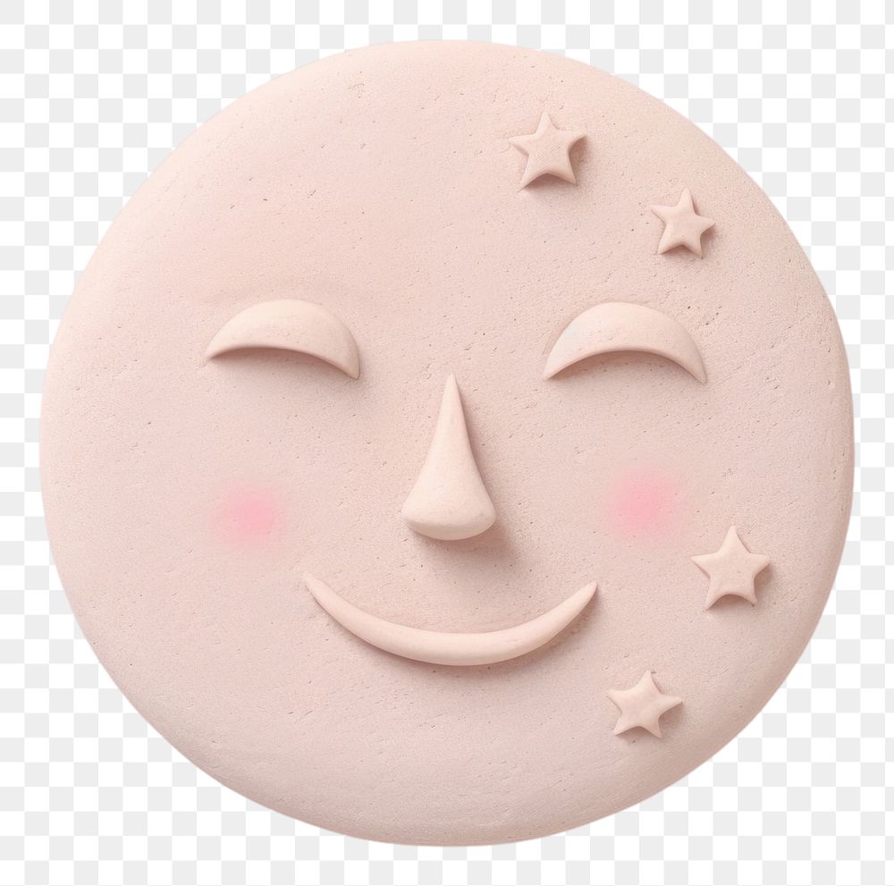 PNG Moon anthropomorphic representation confectionery. AI generated Image by rawpixel.