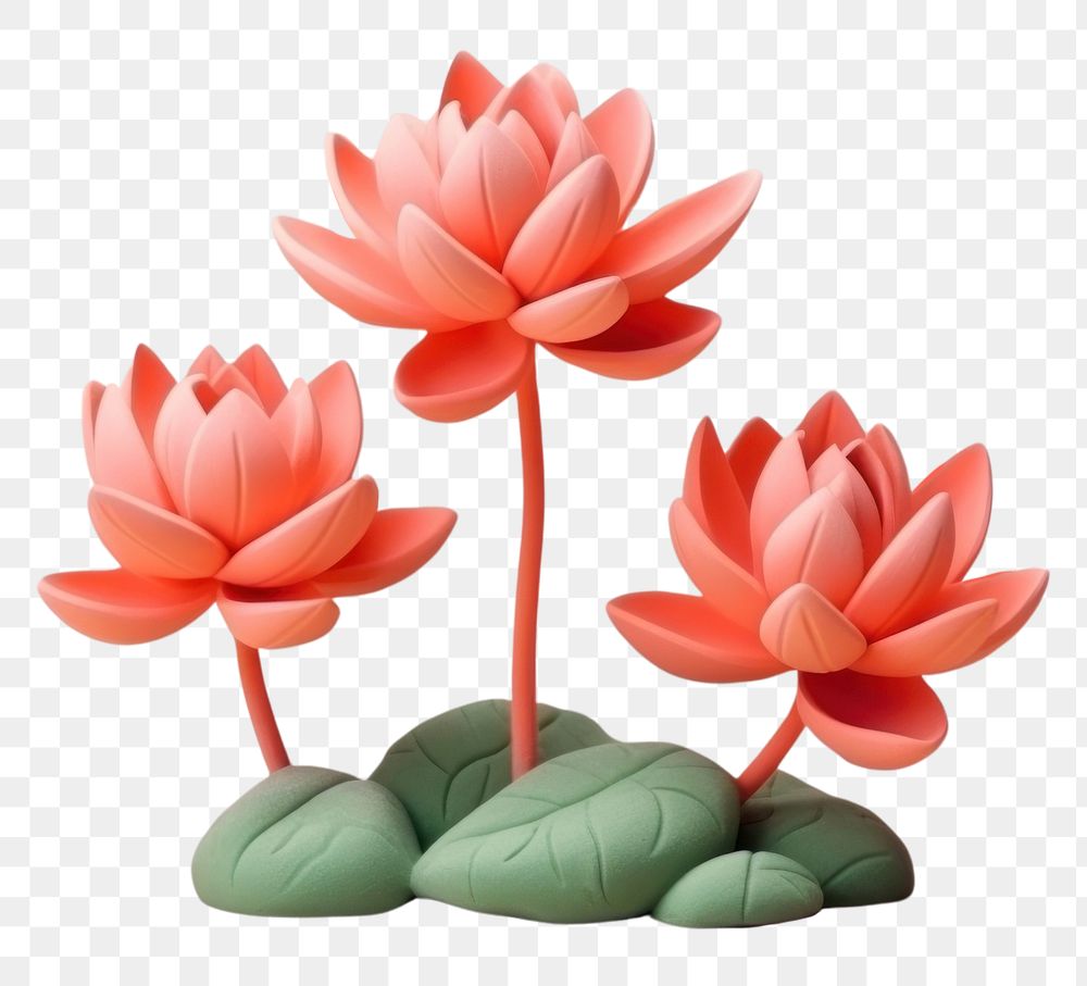 PNG Lotus Flowers flower plant inflorescence. AI generated Image by rawpixel.