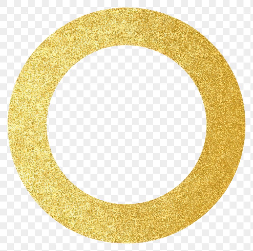 PNG Circle icon gold shape white background. AI generated Image by rawpixel.