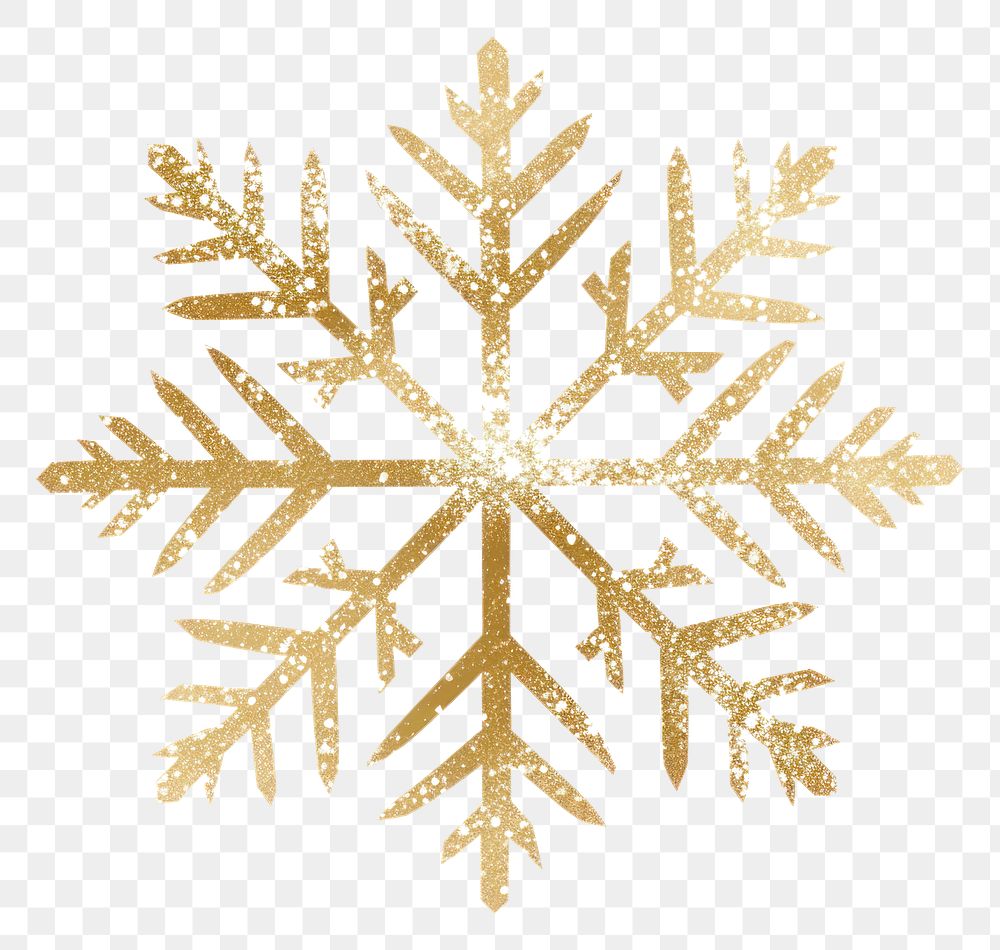 PNG Simple snowflake icon shape white gold. AI generated Image by rawpixel.