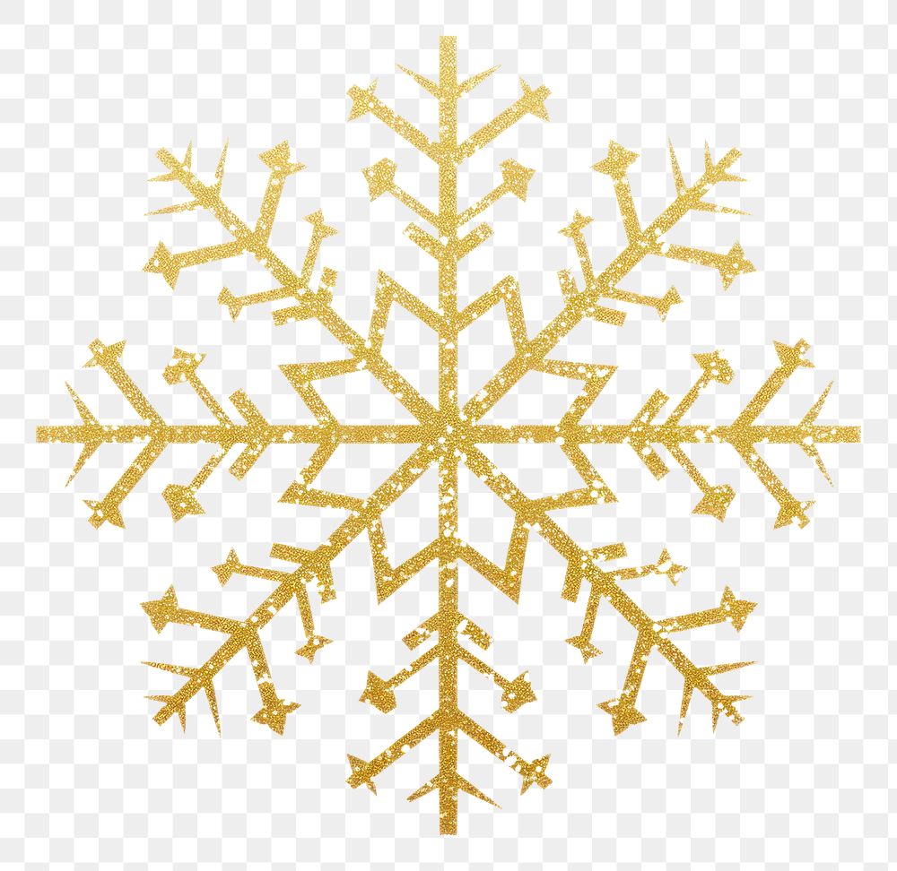 PNG Simple snowflake icon pattern shape white. AI generated Image by rawpixel.