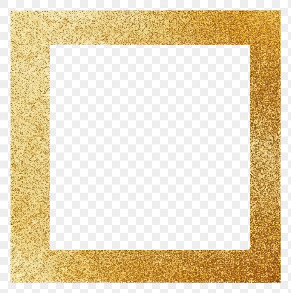 PNG Square icon gold backgrounds glitter. AI generated Image by rawpixel.