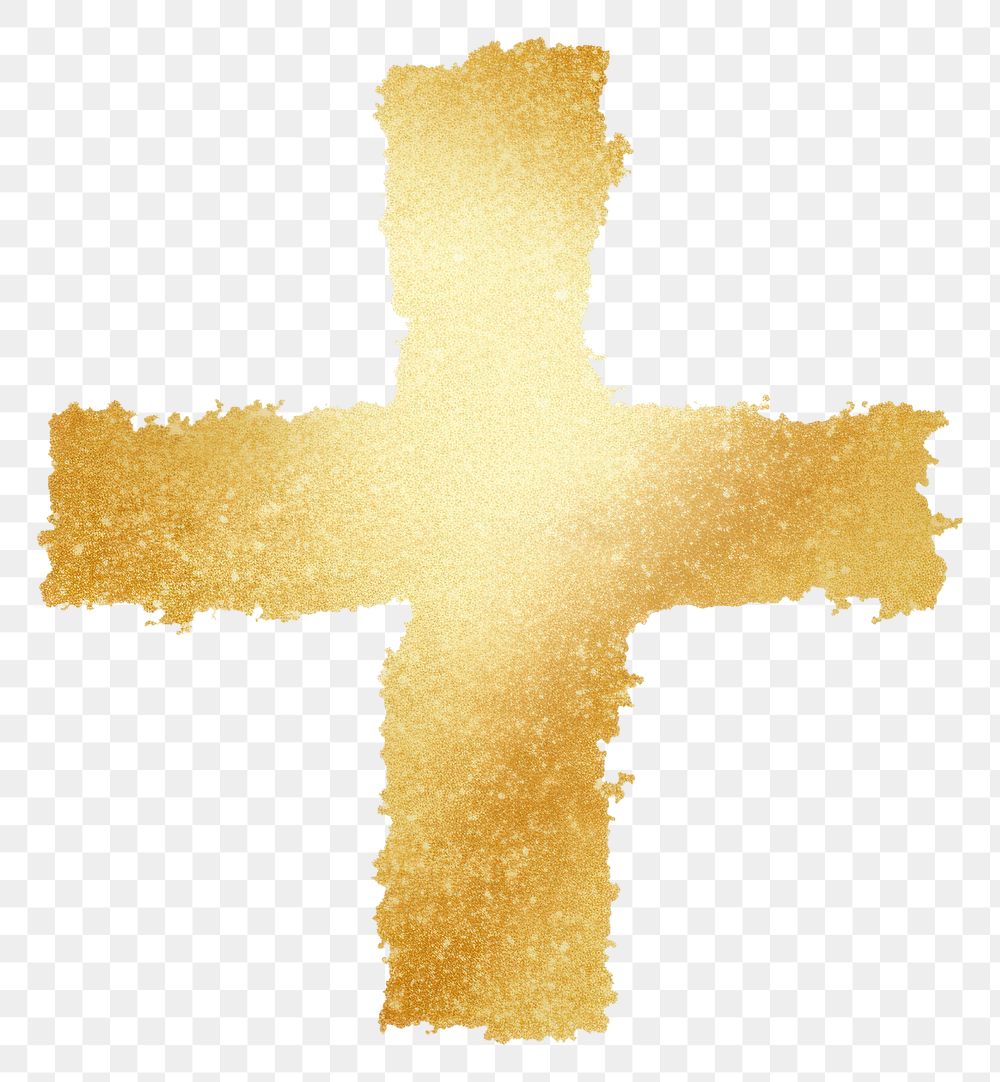 PNG Plus icon symbol cross gold. AI generated Image by rawpixel.