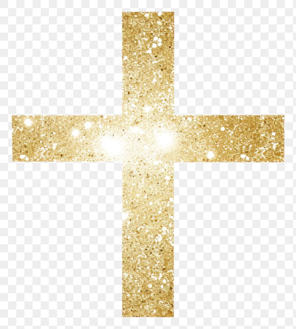 PNG Plus icon backgrounds crucifix glitter. AI generated Image by rawpixel.