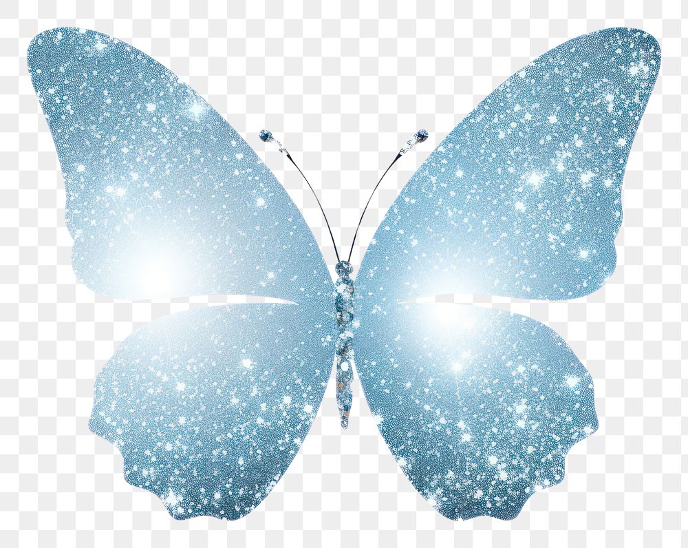 PNG Butterfly icon nature blue white background. AI generated Image by rawpixel.