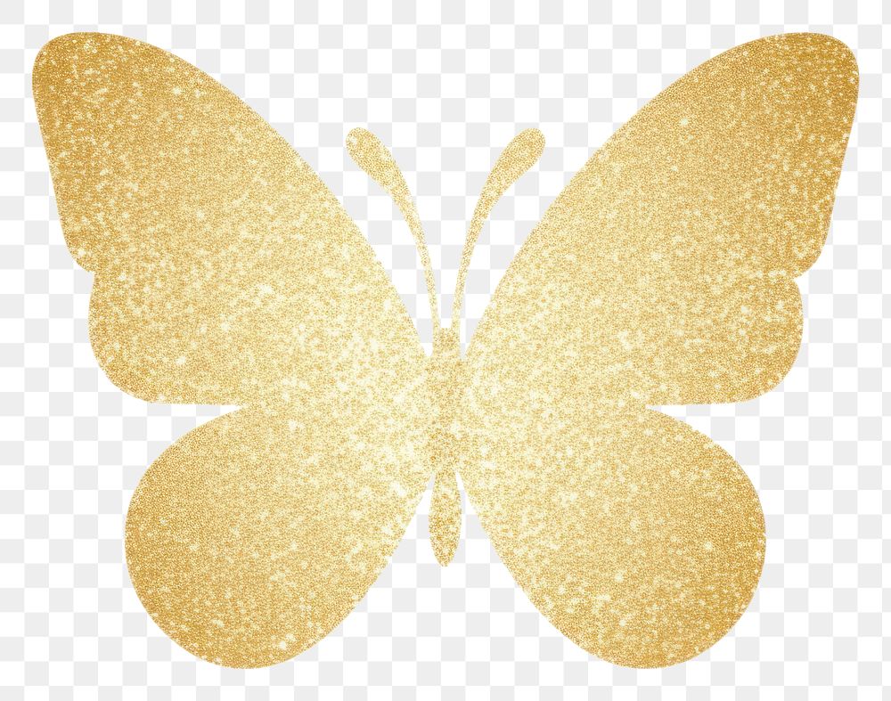 PNG Butterfly icon gold white background celebration. AI generated Image by rawpixel.
