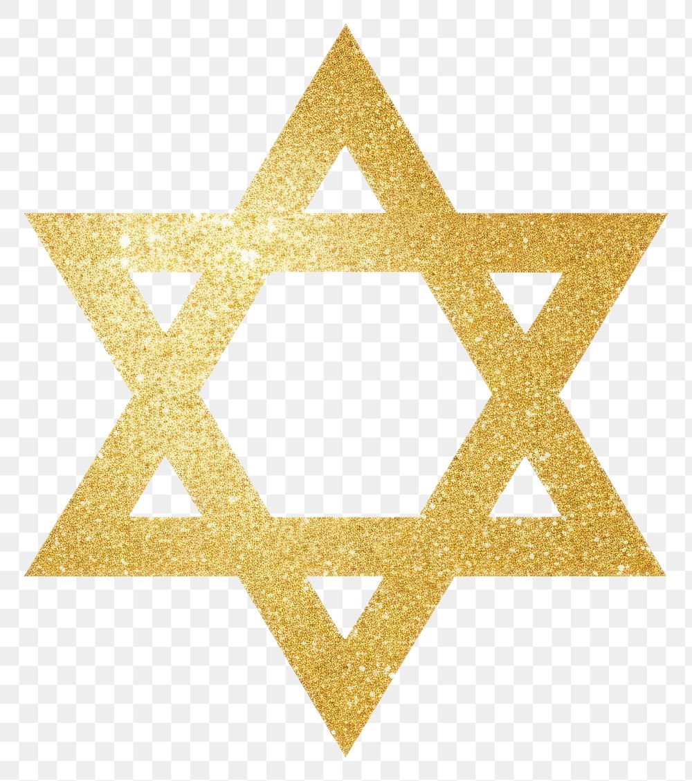 PNG Hexagram icon gold symbol shape. AI generated Image by rawpixel.