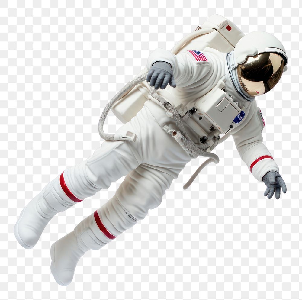 PNG Astronaut white background astronomy clothing. AI generated Image by rawpixel.