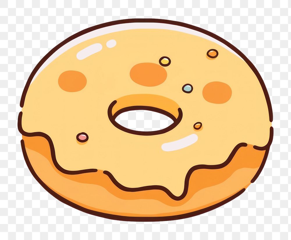 PNG Donut donut bagel bread. AI generated Image by rawpixel.