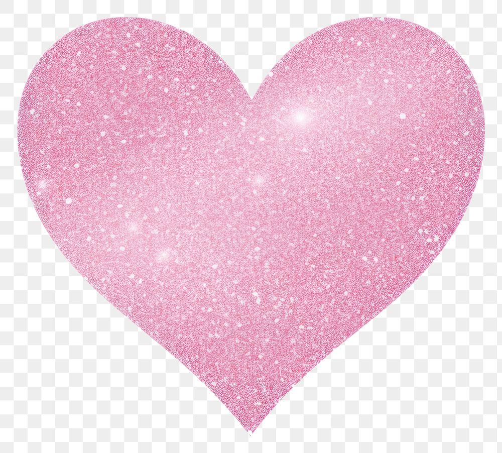 PNG Heart icon glitter backgrounds shape. AI generated Image by rawpixel.