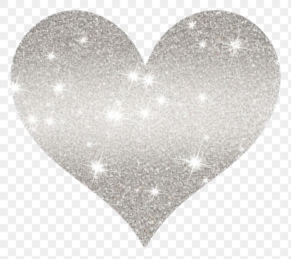 PNG Heart icon glitter shape night. AI generated Image by rawpixel.