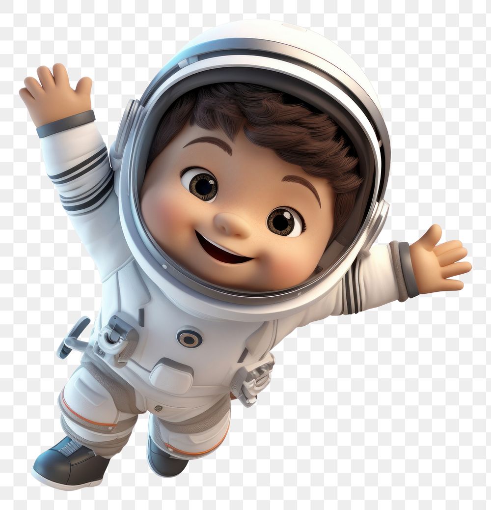 PNG Astronaut cute toy futuristic. AI generated Image by rawpixel.