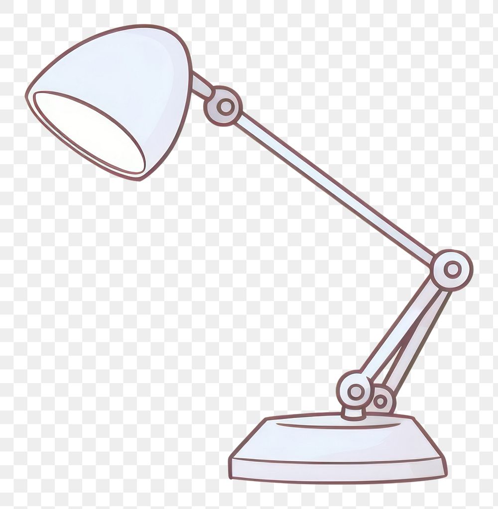 PNG  Desk lamp lampshade lighting cartoon. AI generated Image by rawpixel.