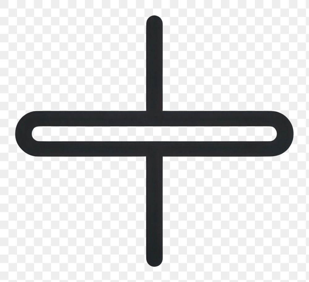 PNG Cross cross sign symbol. AI generated Image by rawpixel.