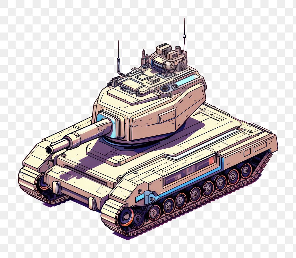 PNG Main battle tank military vehicle transportation. AI generated Image by rawpixel.