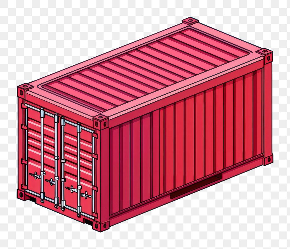 PNG Shipping container line delivering unloading. AI generated Image by rawpixel.