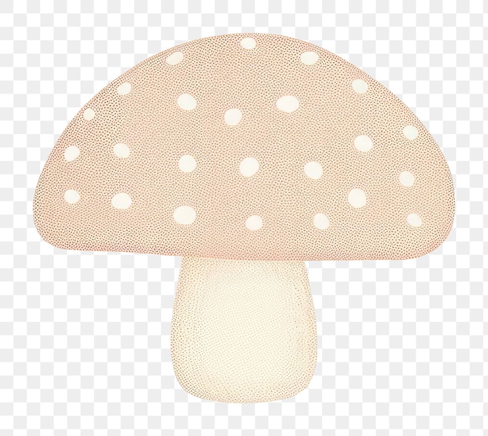 PNG Mushroom fungus toadstool spotted. AI generated Image by rawpixel.