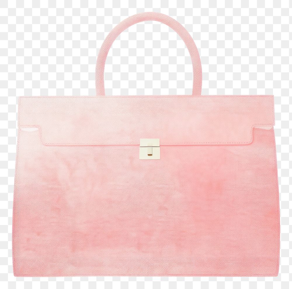 PNG Pink bag handbag purse white background. AI generated Image by rawpixel.