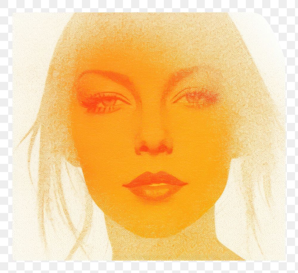 PNG Sun portrait painting white background. AI generated Image by rawpixel.