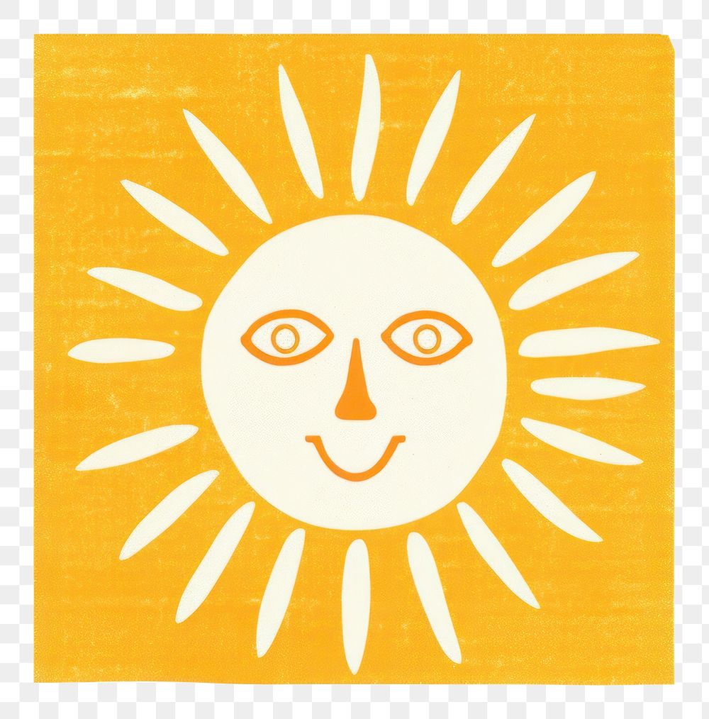 PNG Sun face art anthropomorphic. AI generated Image by rawpixel.