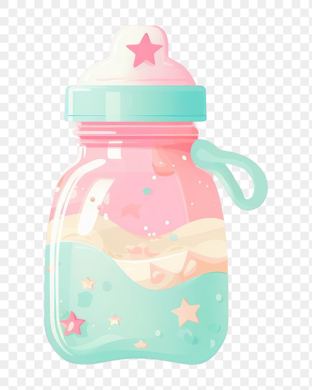 PNG A baby milk bottle jar transparent refreshment. AI generated Image by rawpixel.