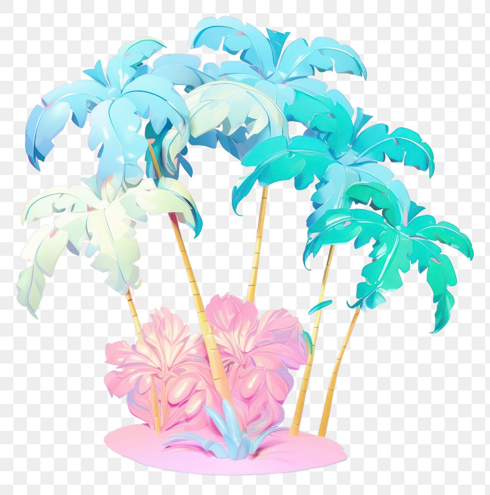 PNG A coconut tree nature plant creativity. AI generated Image by rawpixel.