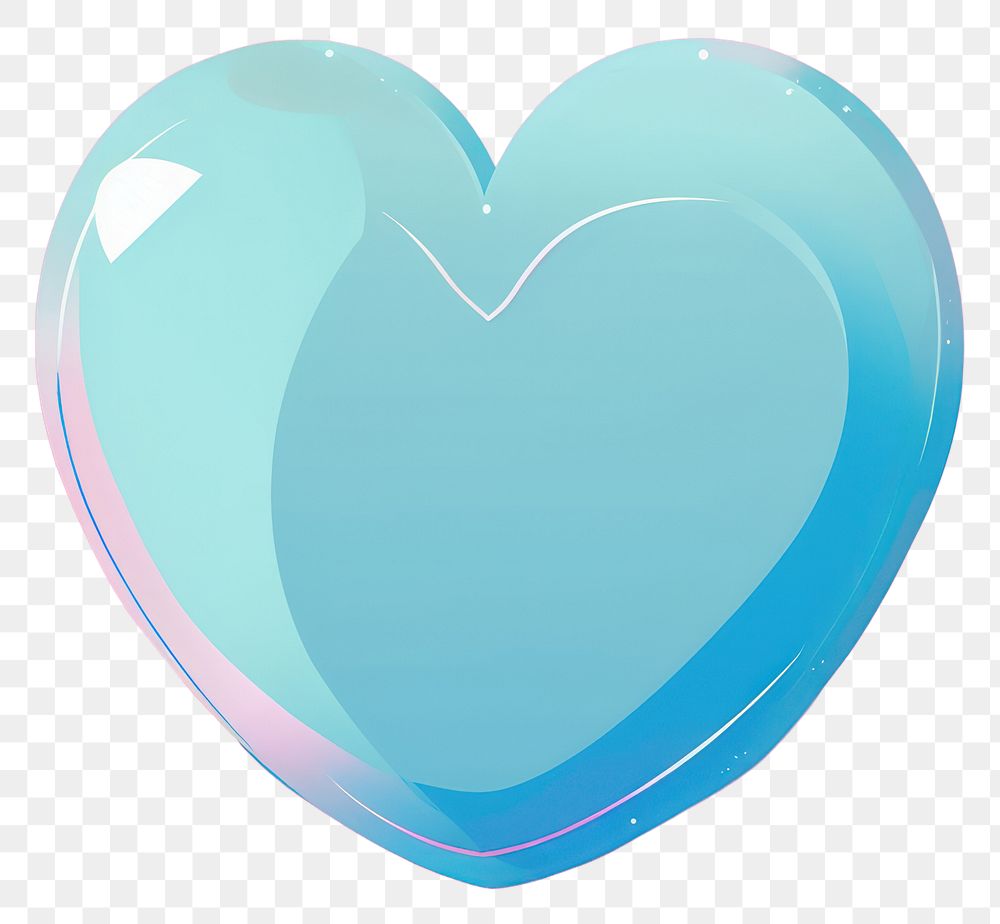 PNG A heart turquoise astronomy outdoors. AI generated Image by rawpixel.