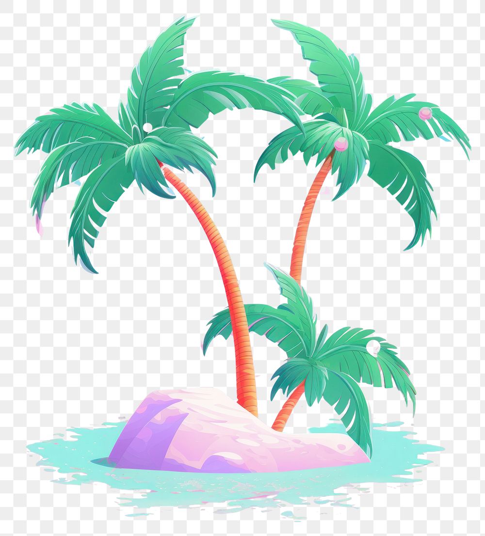 PNG A coconut tree outdoors nature summer. AI generated Image by rawpixel.