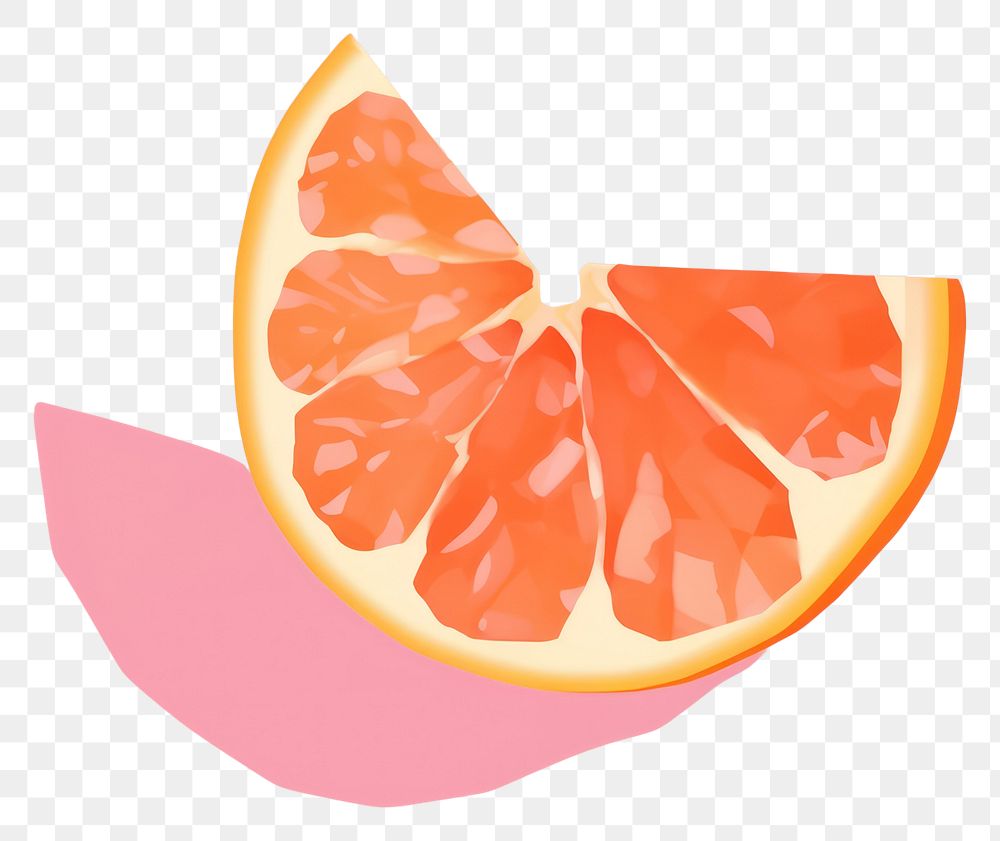 PNG An orange grapefruit plant food. AI generated Image by rawpixel.