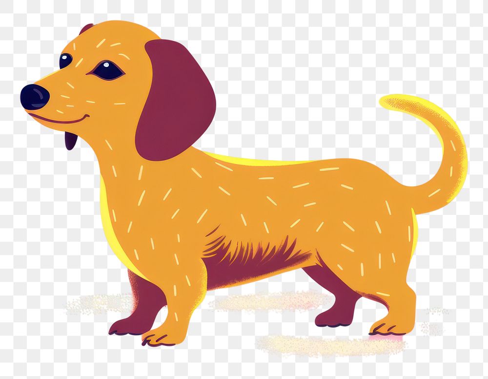 PNG A dog cartoon animal mammal. AI generated Image by rawpixel.