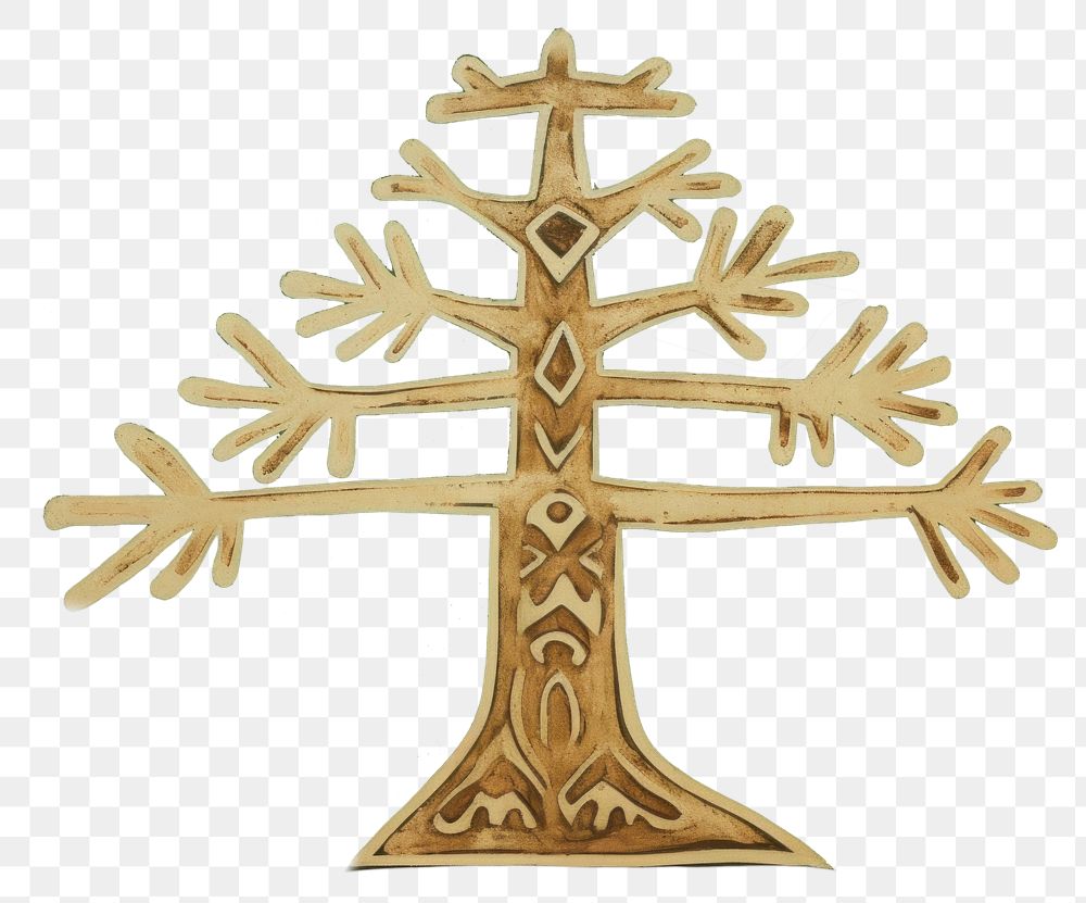 PNG  Tree symbol cross furniture. AI generated Image by rawpixel.