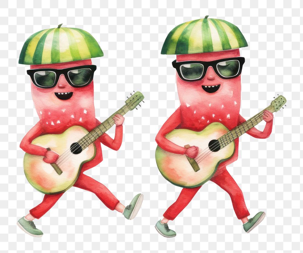 PNG  Watermelon glasses sunglasses white background. AI generated Image by rawpixel.