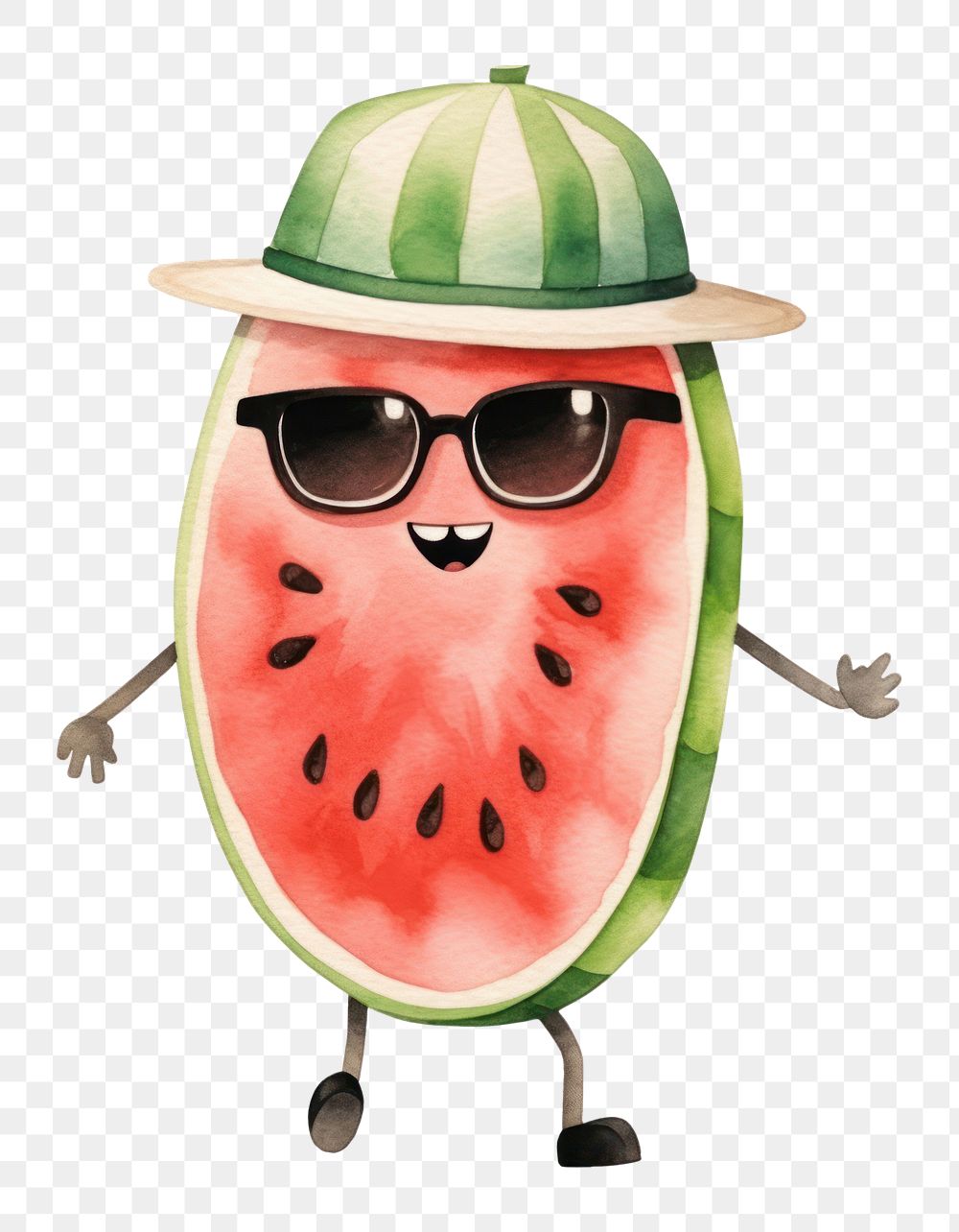 PNG  Watermelon glasses sunglasses fruit. AI generated Image by rawpixel.