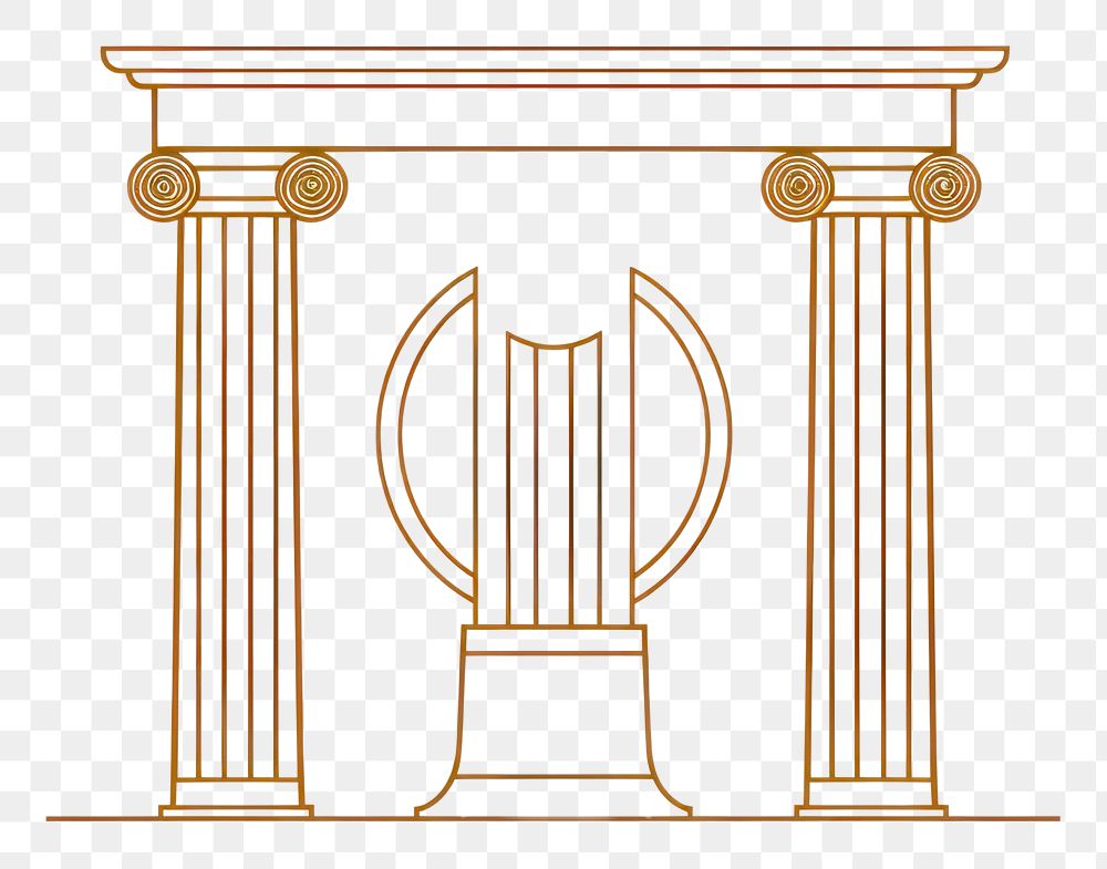 PNG Corinthian greek column architecture line creativity. AI generated Image by rawpixel.
