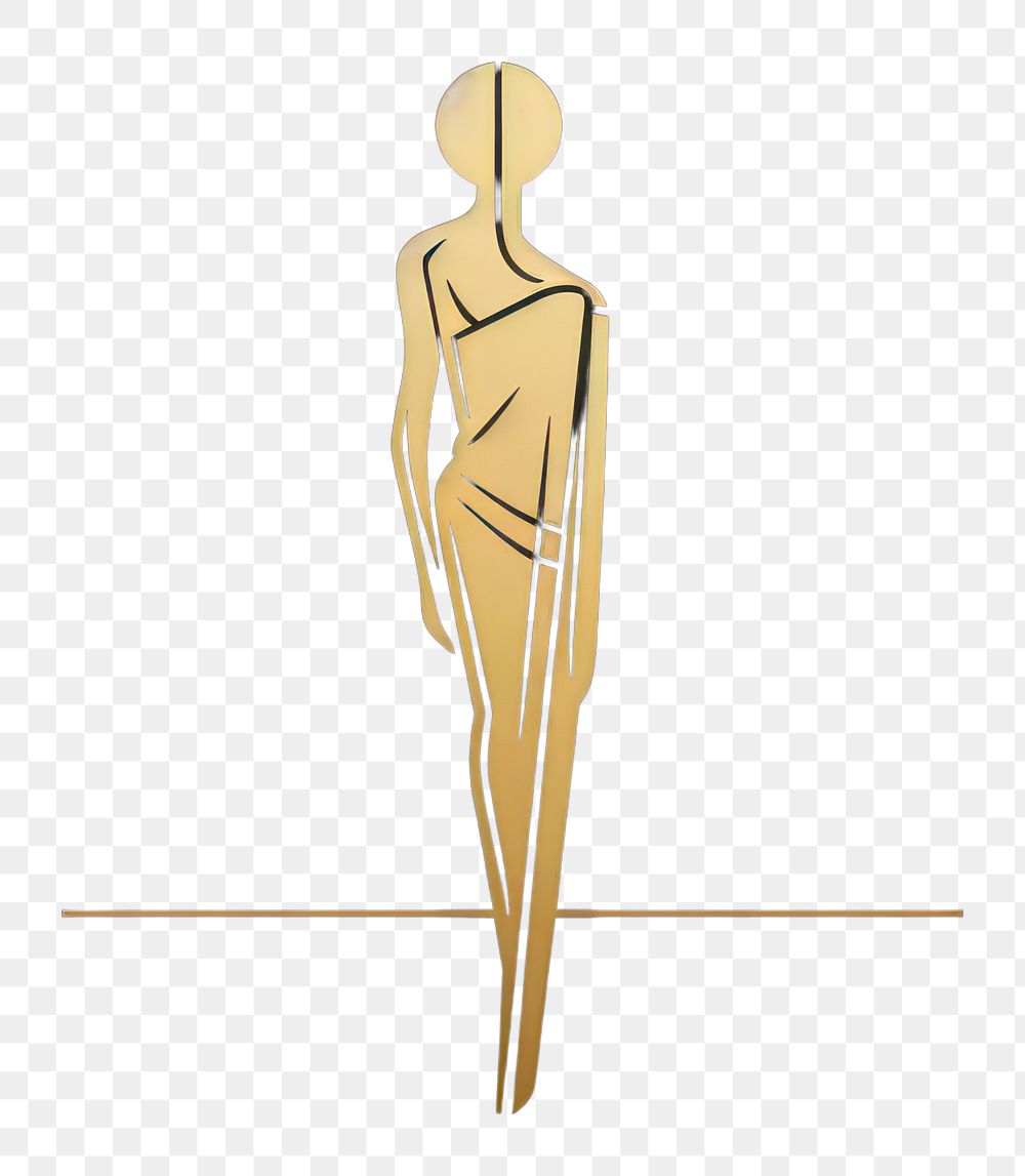 PNG Greek ideal figure statue luxury symbol gold. AI generated Image by rawpixel.