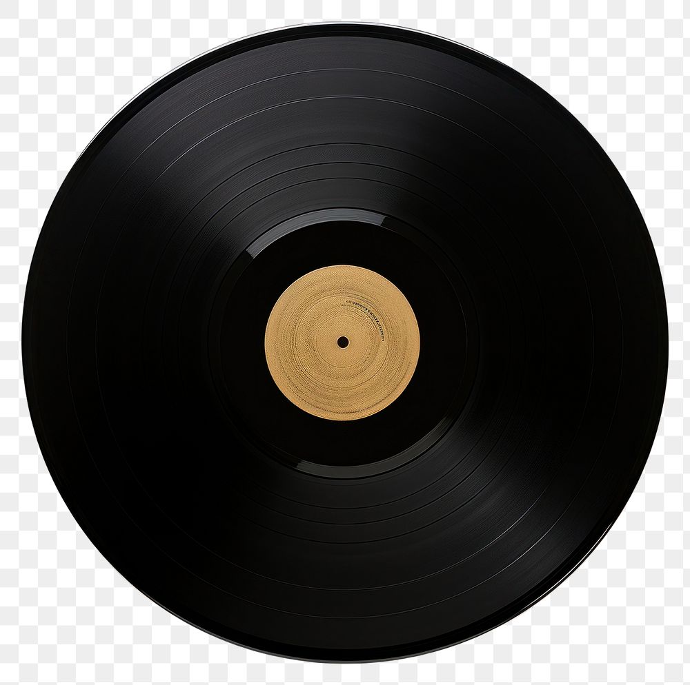 PNG Black record white background electronics gramophone. AI generated Image by rawpixel.