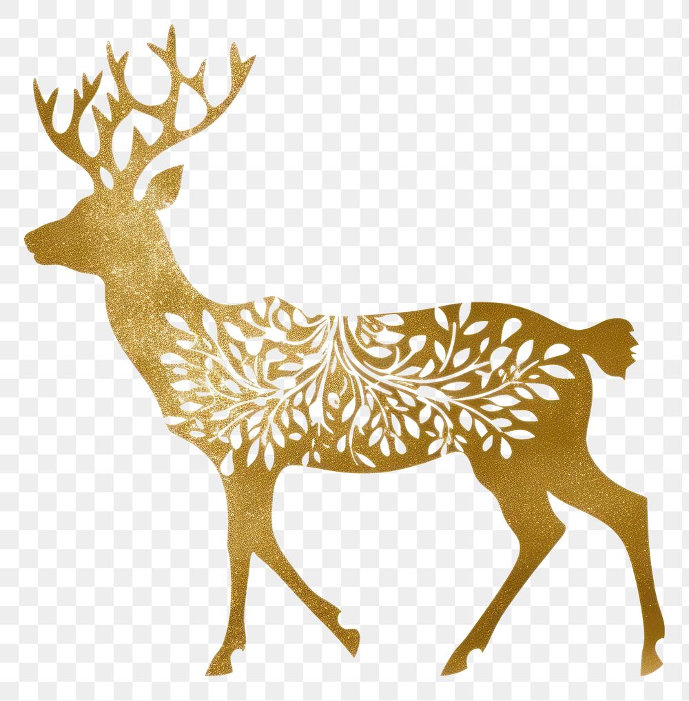 PNG  Deer animal mammal creativity. AI generated Image by rawpixel.
